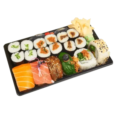 Sushi Spar Menü mit Vorspeisen, Getränke und Mochis auf Sushi-Plaza